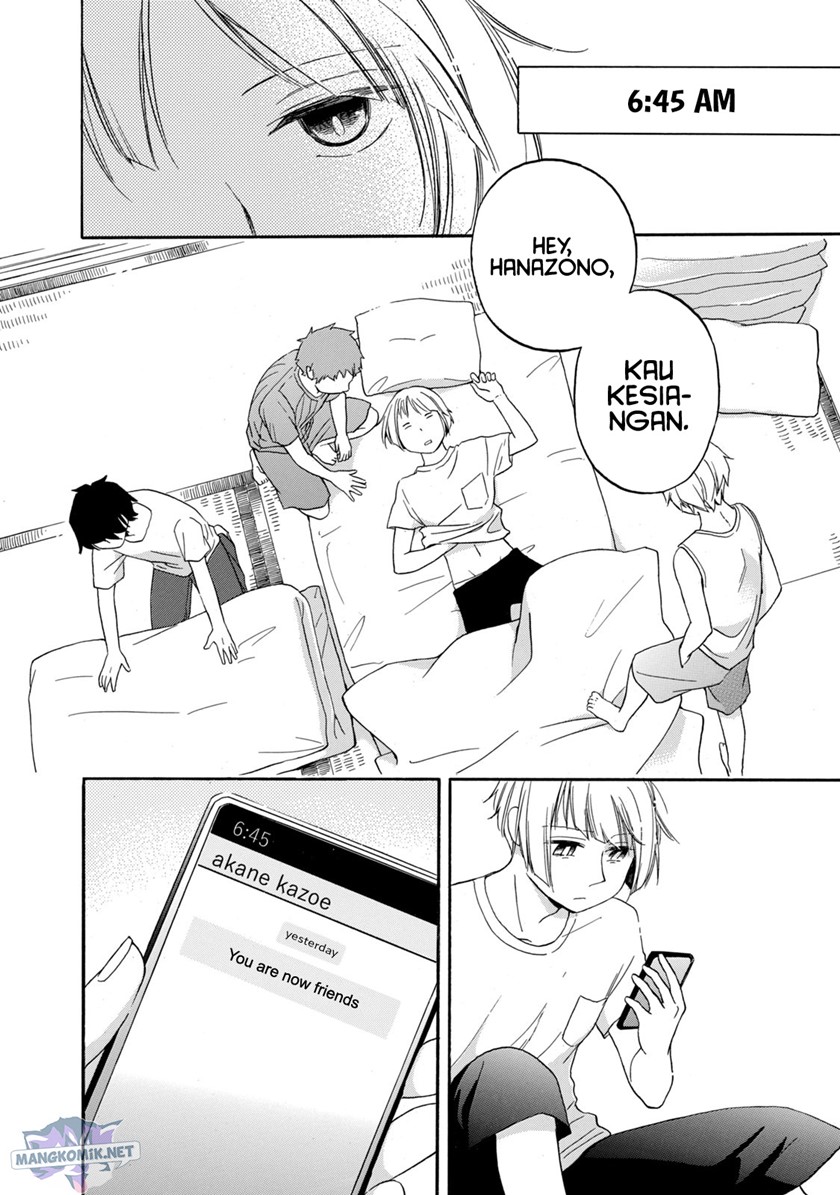 Hanazono and Kazoe’s Bizzare After School Rendezvous Chapter 15 Bahasa Indonesia